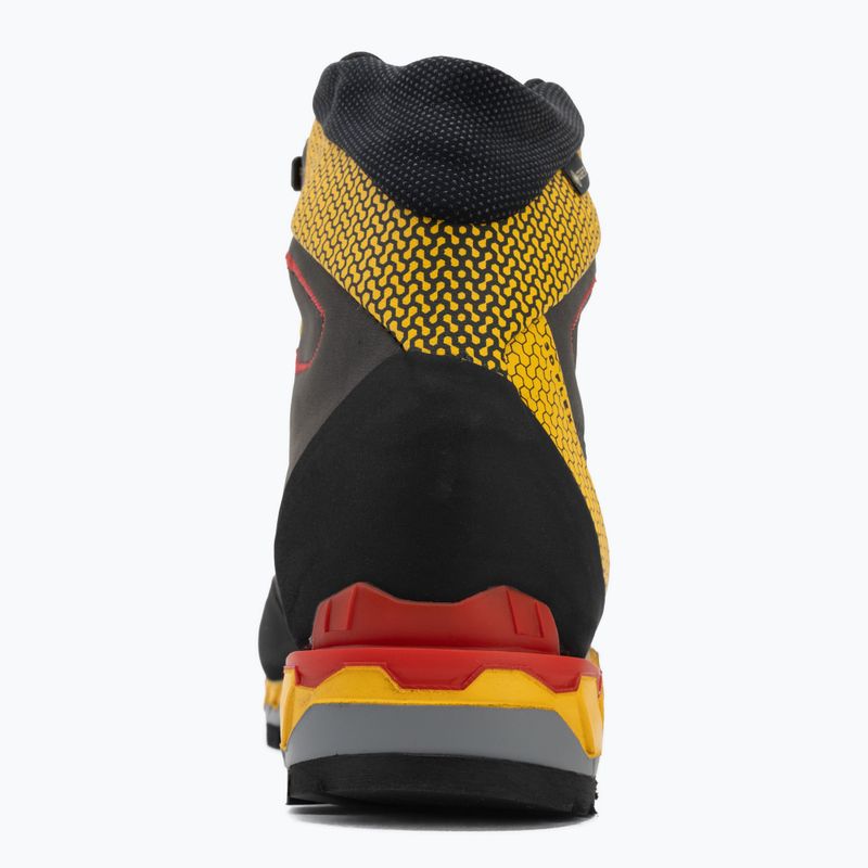 La Sportiva Trango Tech Leather férfi magashegyi bakancs GTX black/yellow 6