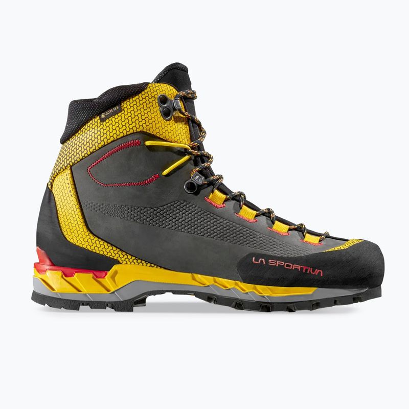 La Sportiva Trango Tech Leather férfi magashegyi bakancs GTX black/yellow 2