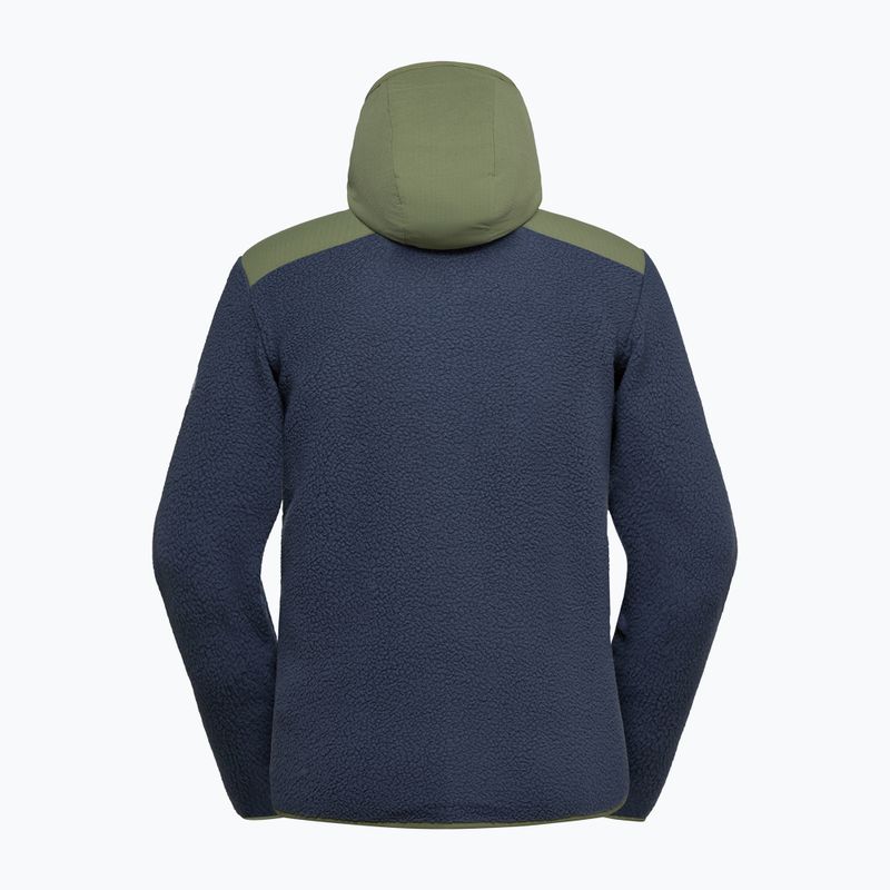 Férfi pulóver La Sportiva Guidance Sherpa Hoody night sky/cypress 2