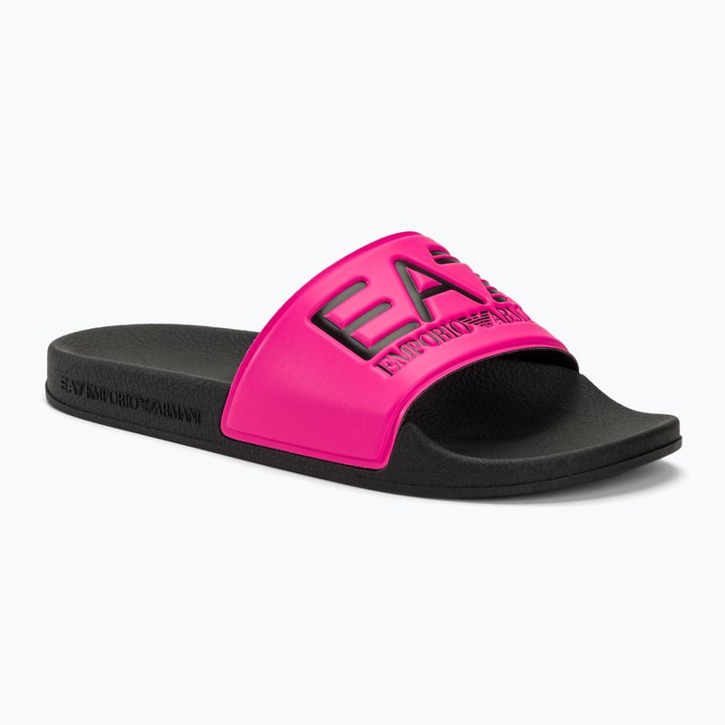 Papucs EA7 Emporio Armani Water Sports Visibility pink fluo/black