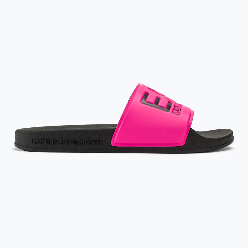 Papucs EA7 Emporio Armani Water Sports Visibility pink fluo/black 2