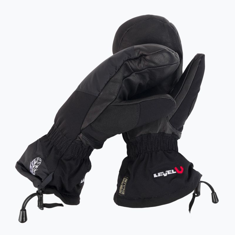 Férfi snowboard kesztyű Level Yeti Mitt fekete 2085