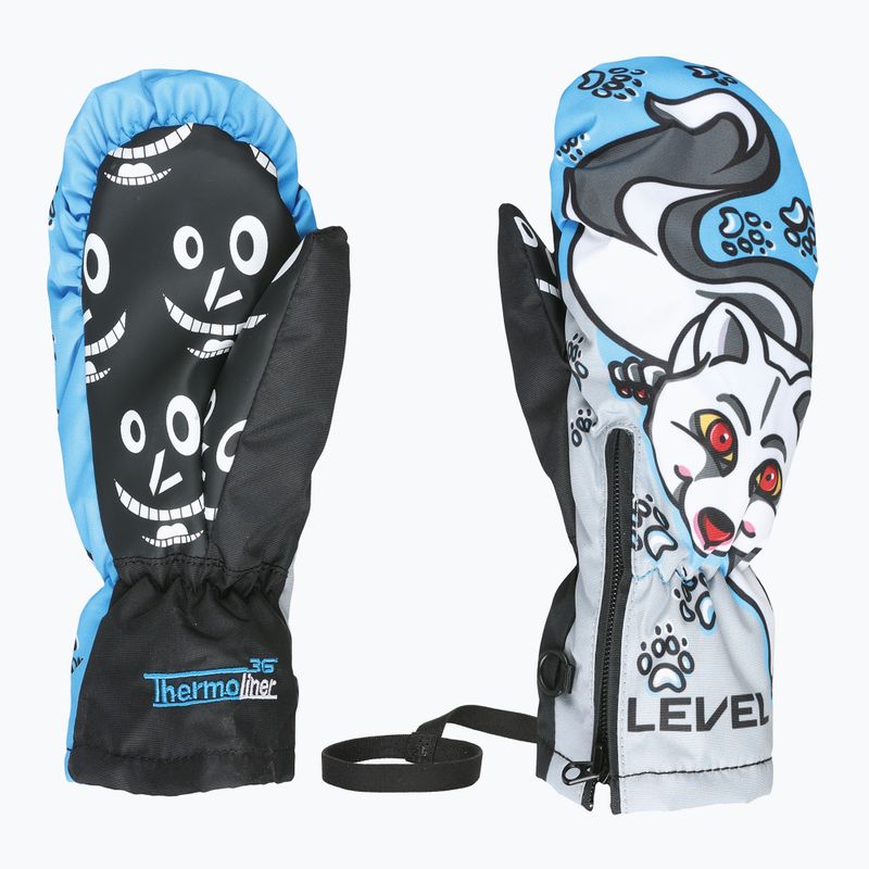 Gyerek síkesztyűk Level Lucky Mitt navy/grey