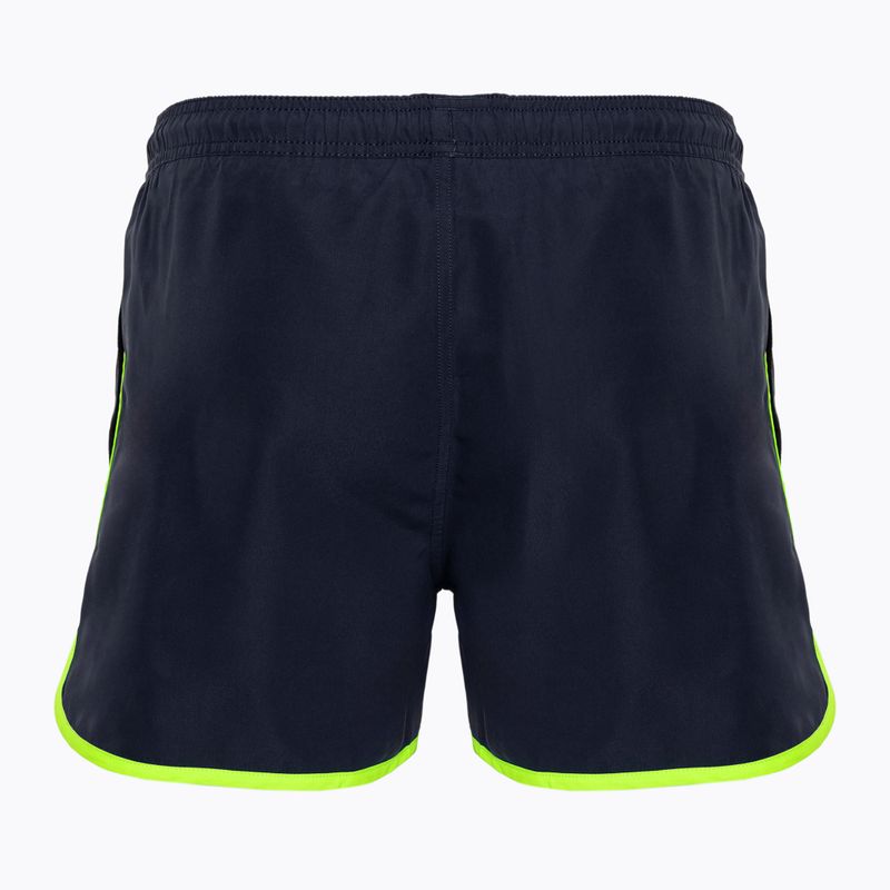 Férfi fürdősort EA7 Emporio Armani Water Sports Core Piping blu navy/fluo lime 2