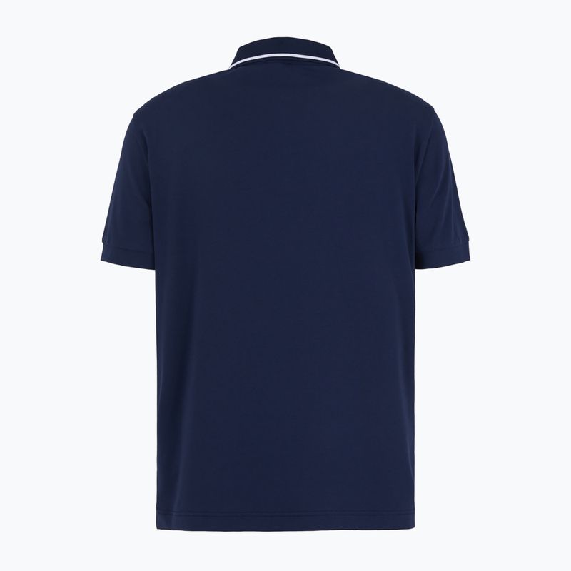 Férfi galléros póló EA7 Emporio Armani Train Visibility navy blue 2
