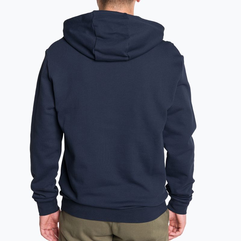 Férfi pulóver EA7 Emporio Armani Train Logo Series Oversize Logo Hoodie Coft navy blue 2