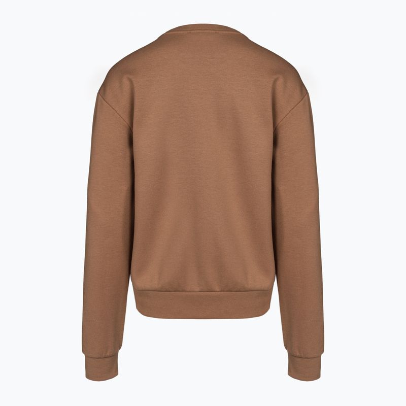 Női pulóver EA7 Emporio Armani Train Logo Series T-Top Essential tan 2