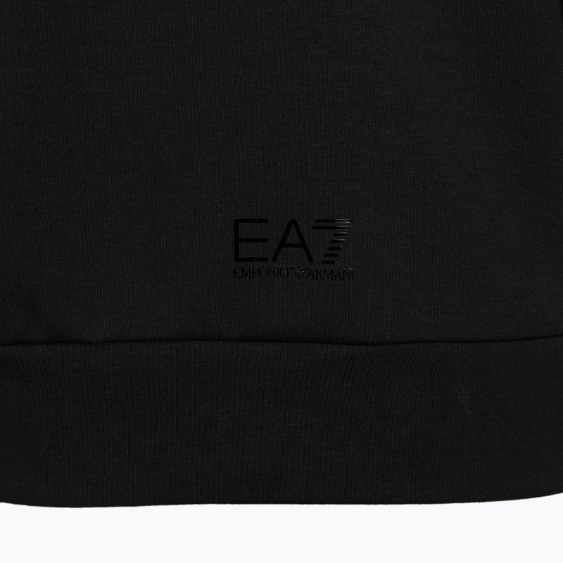 Női pulóver EA7 Emporio Armani Train Logo Series Hoodie Mirror black/logo black 4