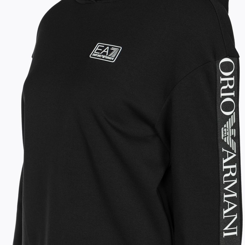 Női pulóver EA7 Emporio Armani Natural Ventus7 Hoodie black 3