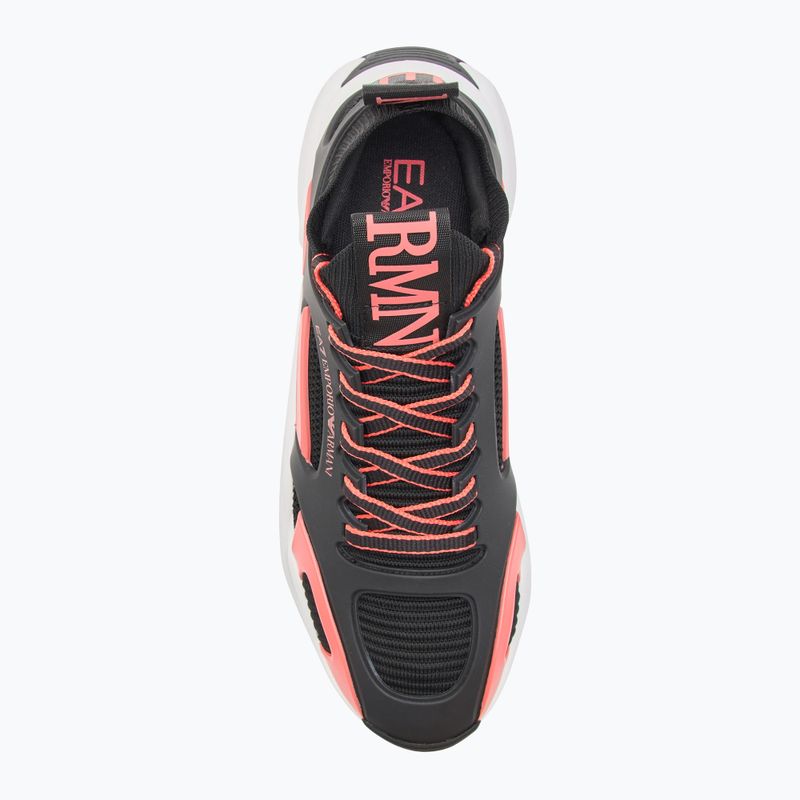 Cipő EA7 Emporio Armani Infinity Cage black/ fiery coral 5