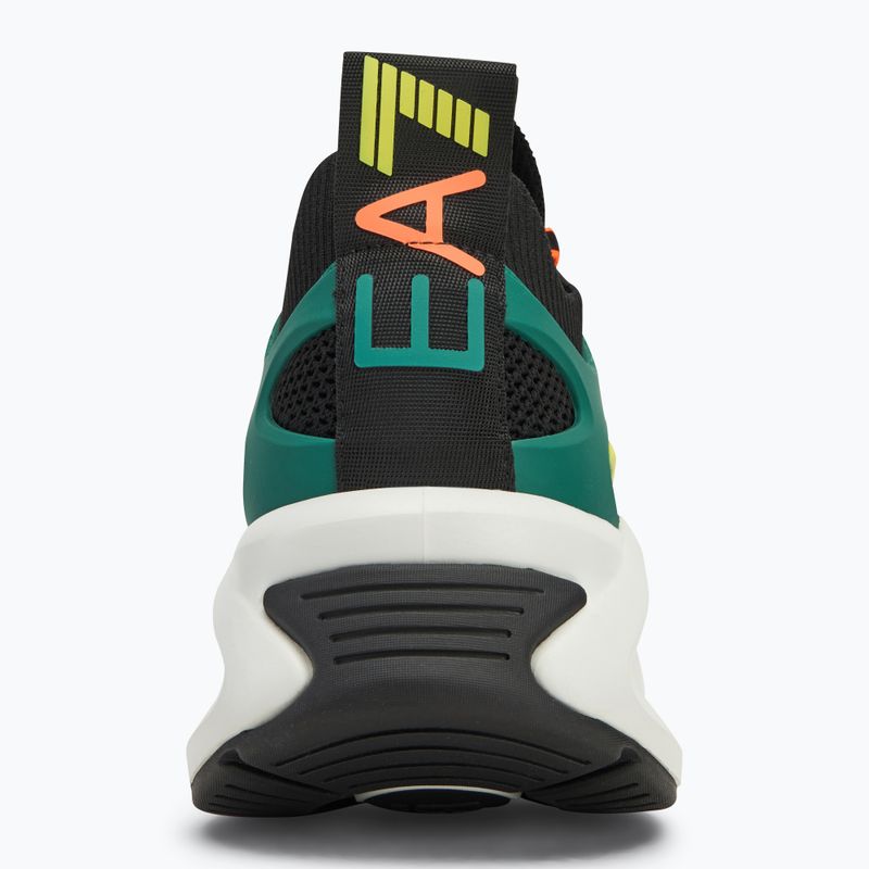 Cipő EA7 Emporio Armani Infinity Cage black/ evergreen/ orange fluo 6