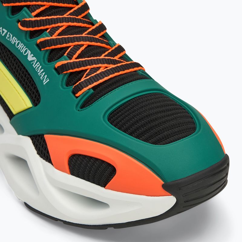 Cipő EA7 Emporio Armani Infinity Cage black/ evergreen/ orange fluo 7