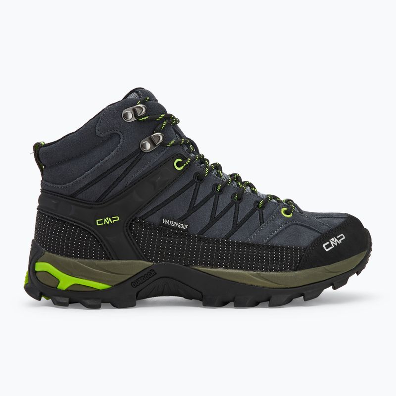 Férfi túrabakancs CMP Rigel Mid szürke/sárga fluo 2