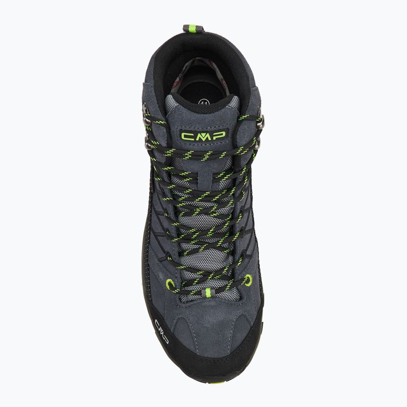 Férfi túrabakancs CMP Rigel Mid szürke/sárga fluo 5