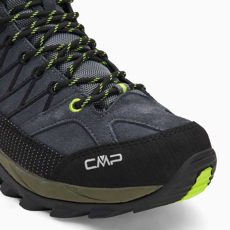 Férfi túrabakancs CMP Rigel Mid szürke/sárga fluo 7