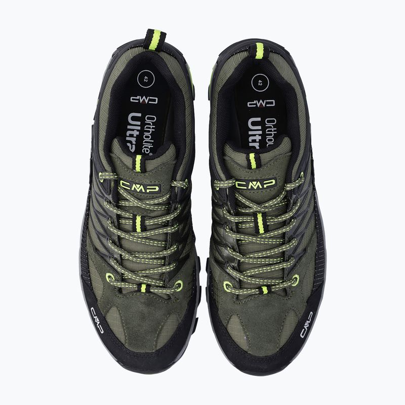 Férfi CMP Rigel Low Wp dzsungel/sárga fluo túrabakancsok 9
