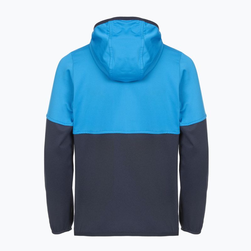 gyermek pulóverCMP Fix Hood b.blue/river/lime 2