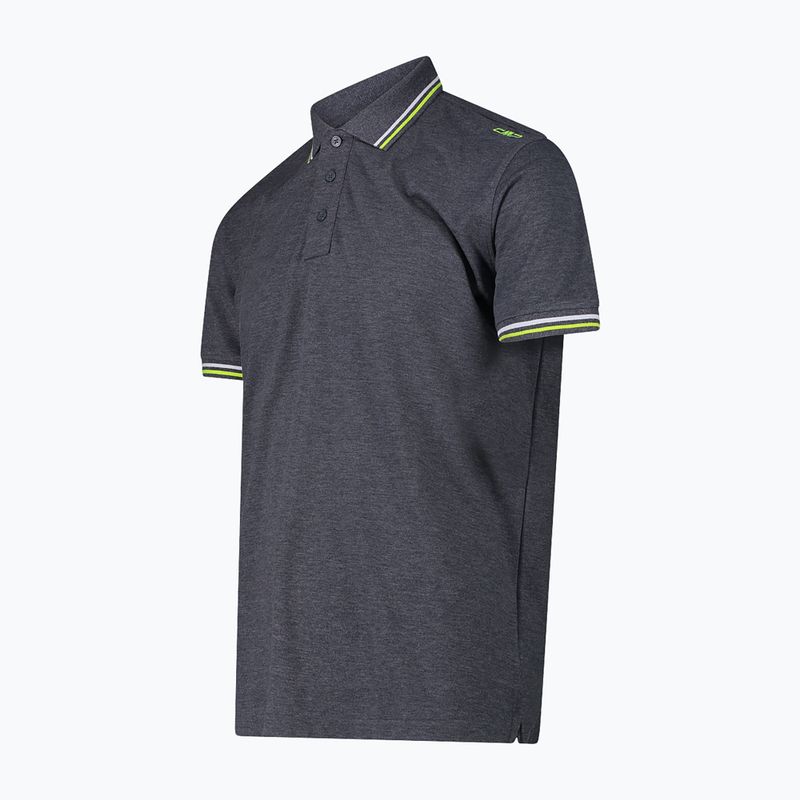 Férfi póló CMP 34D5987 black/blue 3