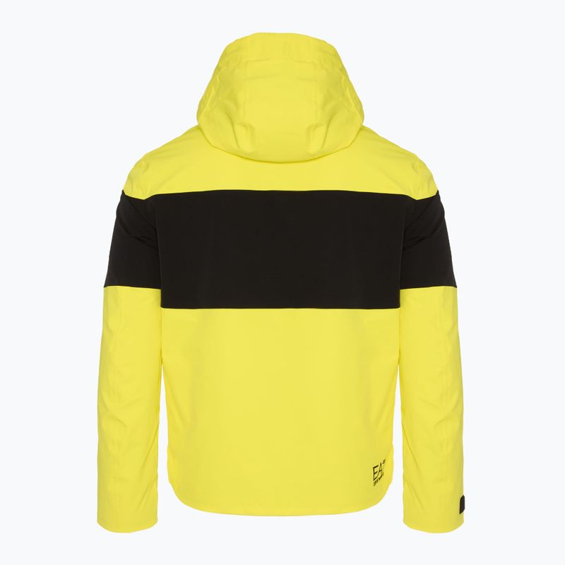EA7 Emporio Armani férfi sí dzseki Ski Kitzbuhel Colorblock Protectum égő sárga 2