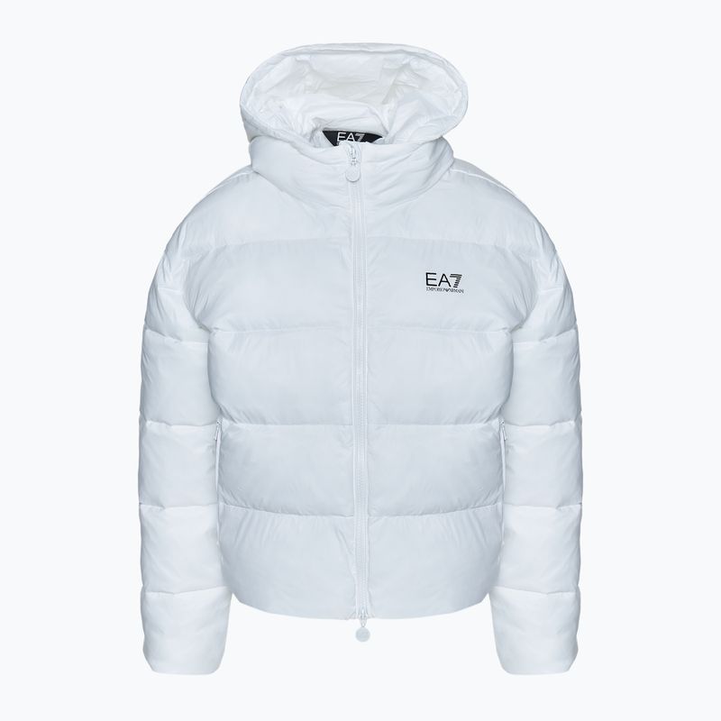 Női EA7 Emporio Armani Train Shiny ECO Extra bélelt bomberdzseki fehér