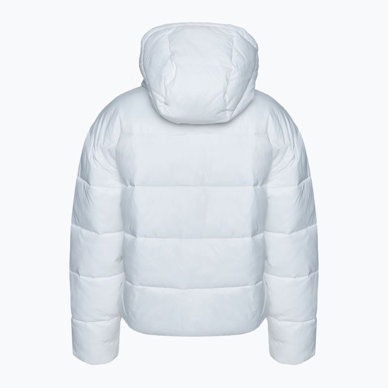 Női EA7 Emporio Armani Train Shiny ECO Extra bélelt bomberdzseki fehér 2