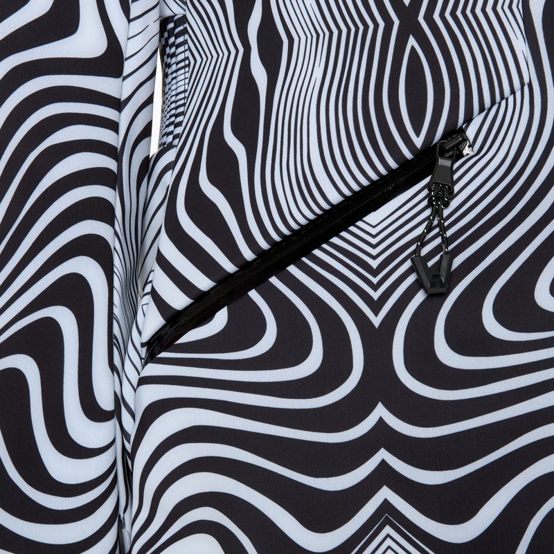 Női EA7 Emporio Armani Ski Kitzbuhel Softshell kabát divatos zebra 3