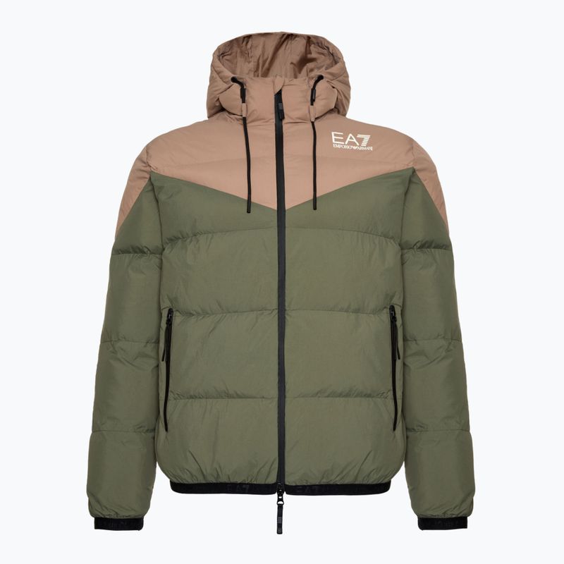Férfi kabát EA7 Emporio Armani Train Athletic Colour Block Padded beetlee