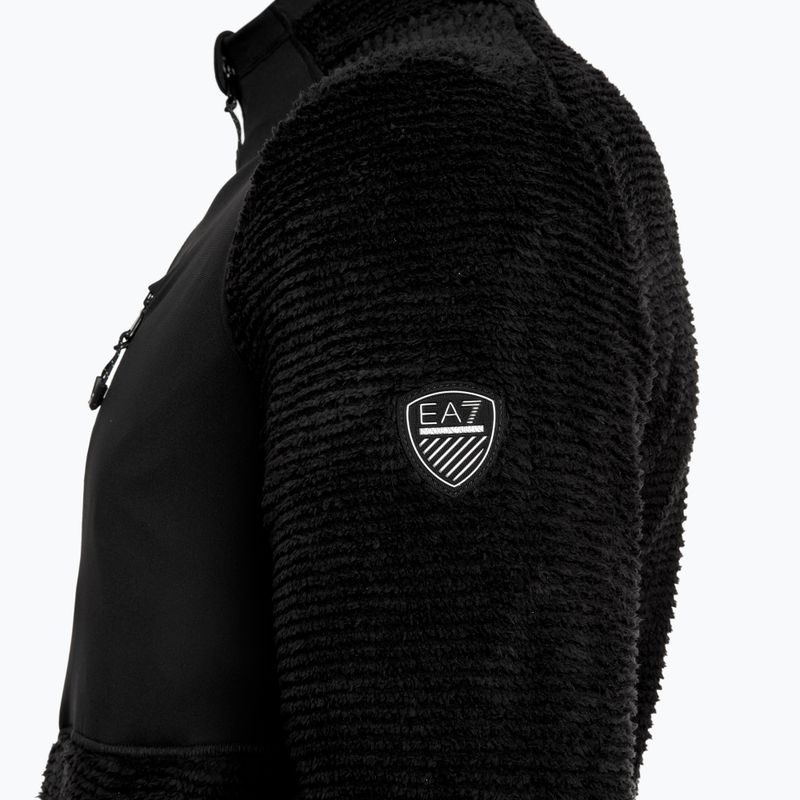 Férfi sípulóver EA7 Emporio Armani Ski Cortina Polarfleece T-Top black 4