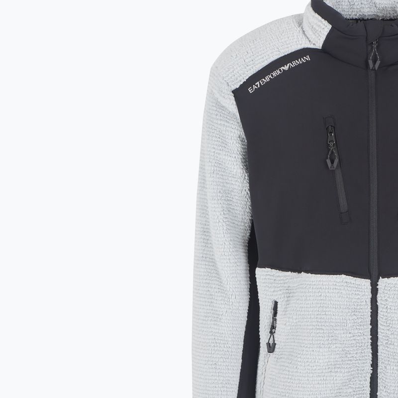 Férfi sípulóver EA7 Emporio Armani Ski Cortina Polarfleece T-Top quiet gray 3