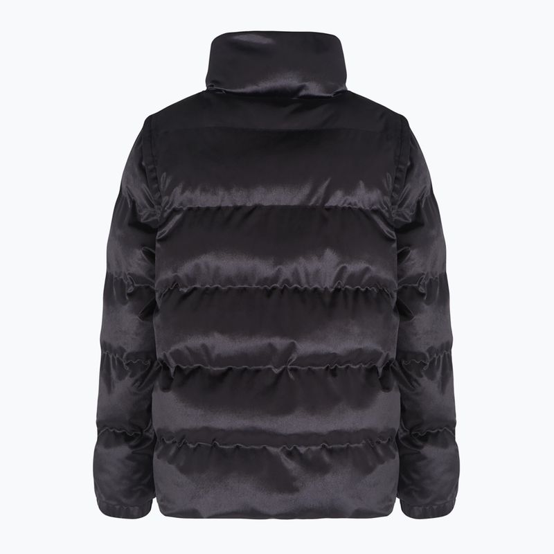 Női kabát EA7 Emporio Armani Train Athletic Velour Extra Padded black 2