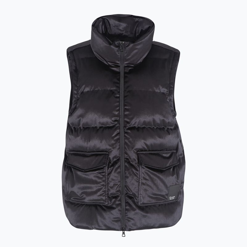 Női kabát EA7 Emporio Armani Train Athletic Velour Extra Padded black 3
