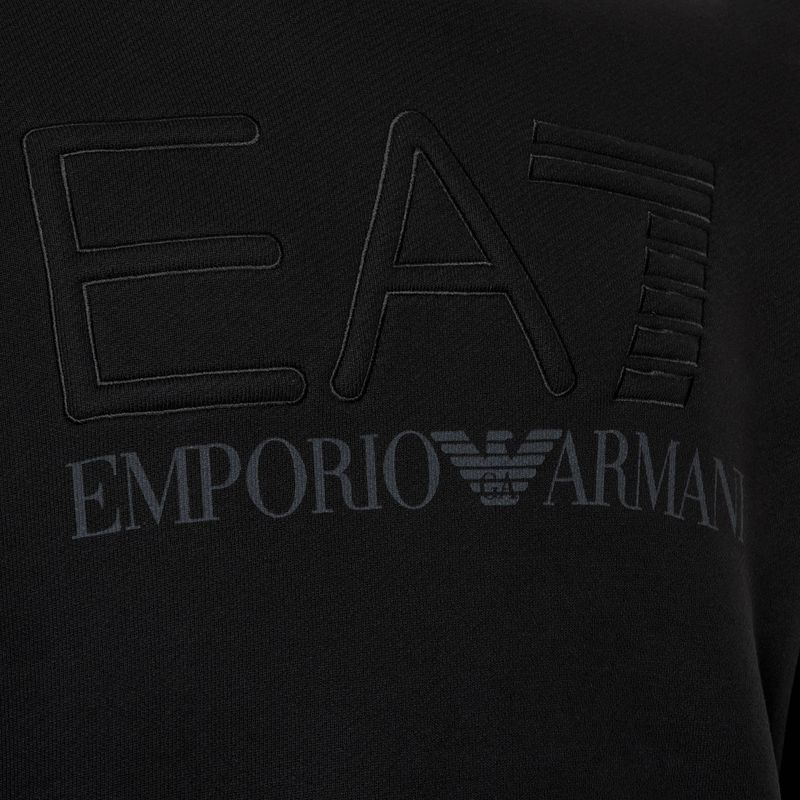 EA7 Emporio Armani Train Logo sorozat hímzett T-Top kabát fekete 3