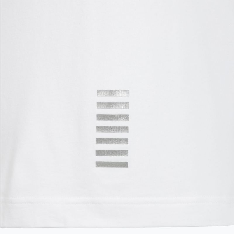 Férfi EA7 Emporio Armani Core Identity Polo ing fehér / ezüst logó 5