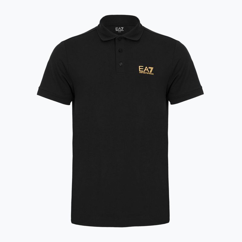 Férfi EA7 Emporio Armani Core Identity póló fekete / arany logó
