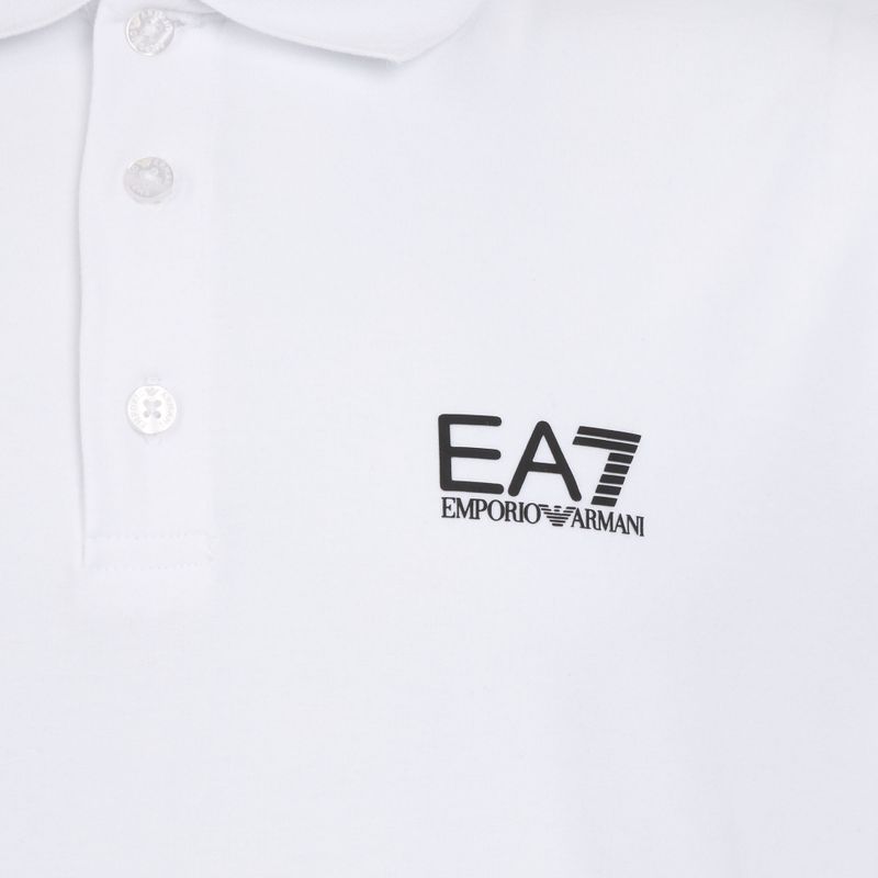 Férfi EA7 Emporio Armani Core Identity póló póló fehér 3