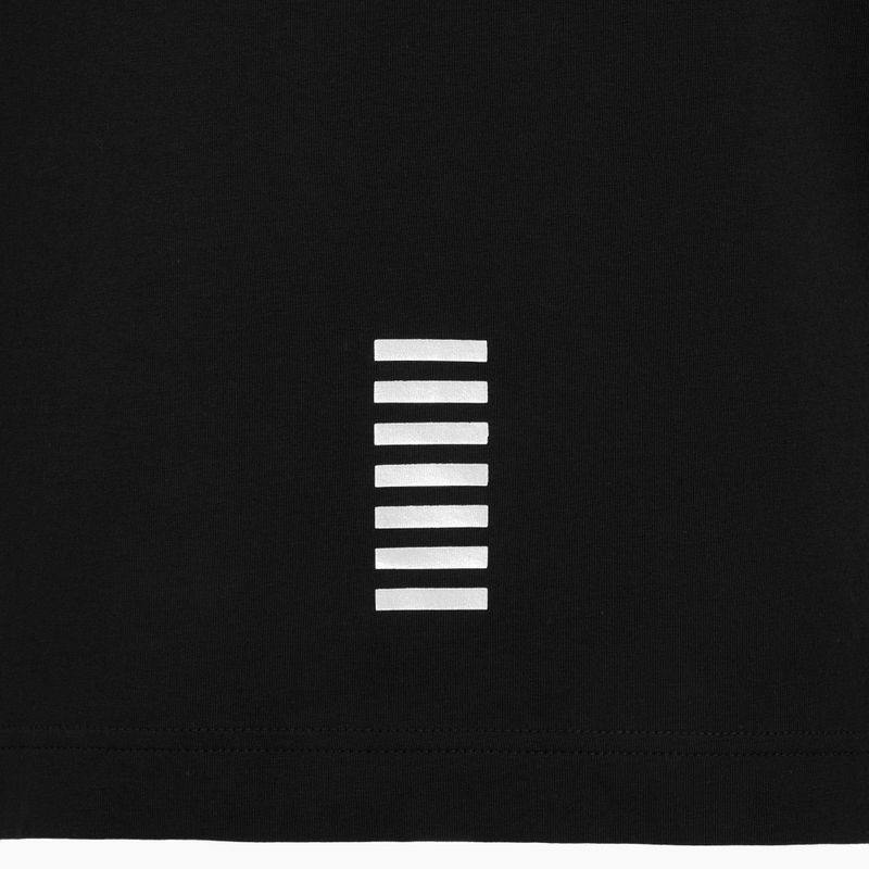Férfi EA7 Emporio Armani Core Identity Piqué póló ing fekete 4
