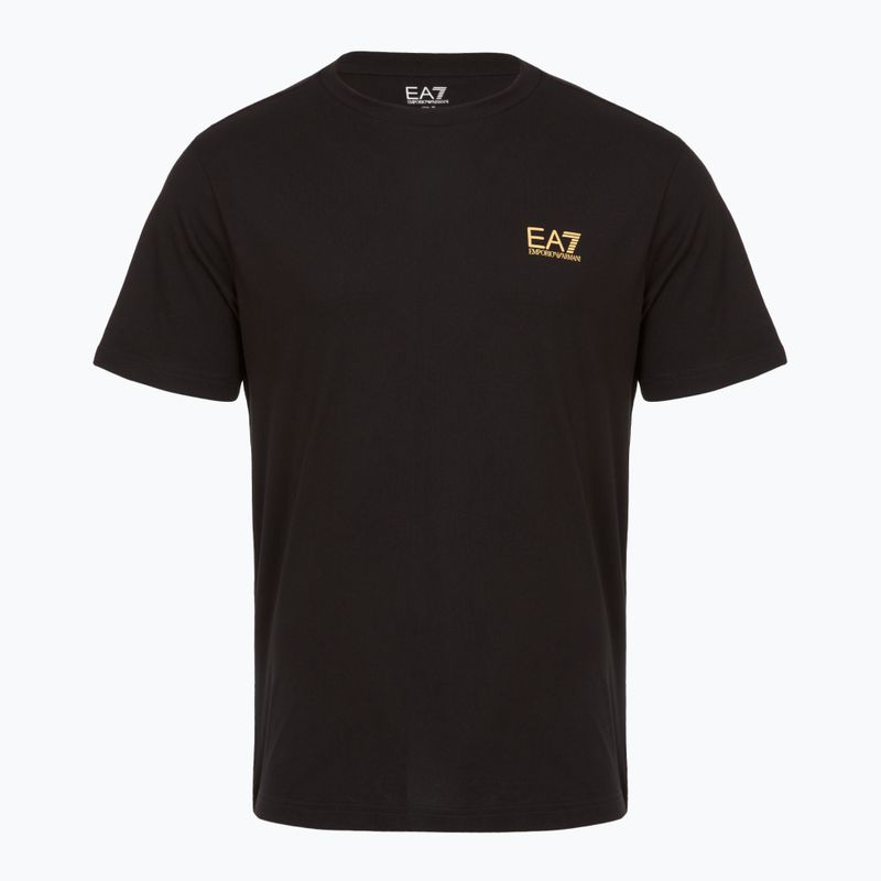 Férfi EA7 Emporio Armani Pima Cotton Core Identity póló fekete