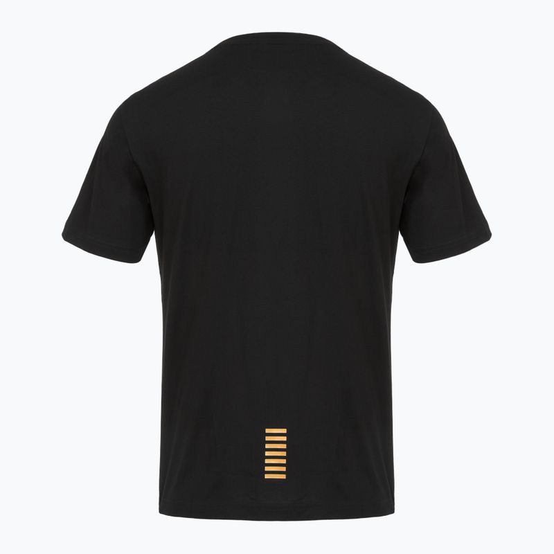 Férfi EA7 Emporio Armani Pima Cotton Core Identity póló fekete 2