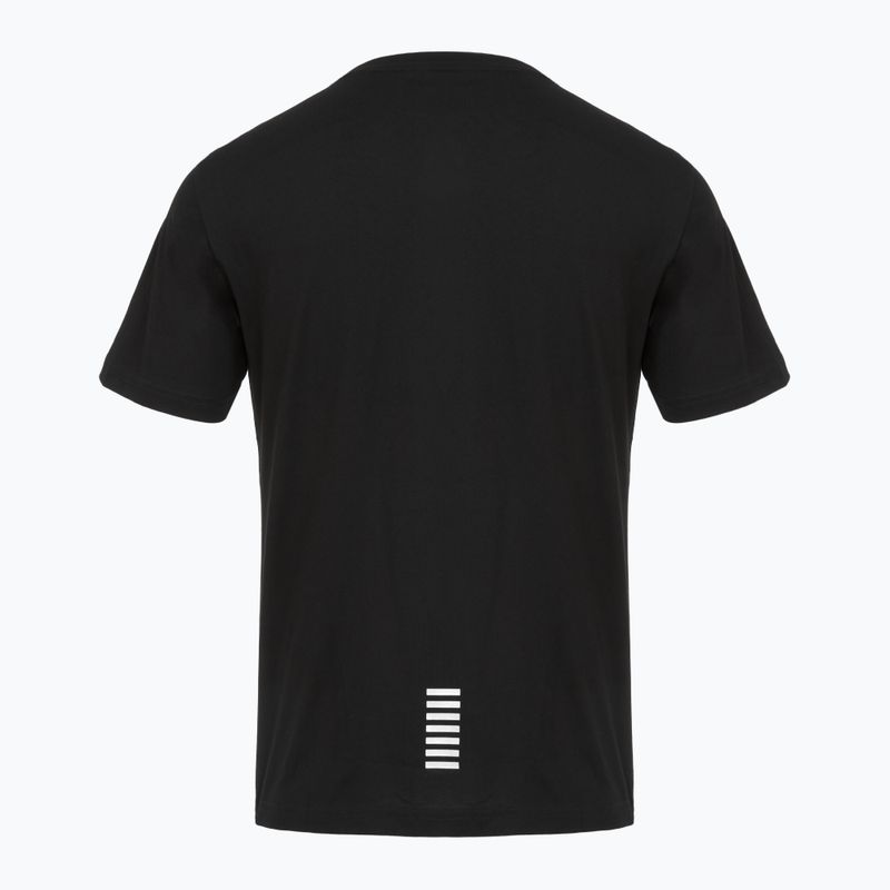 Férfi EA7 Emporio Armani Pima Cotton Core Identity póló fekete 2
