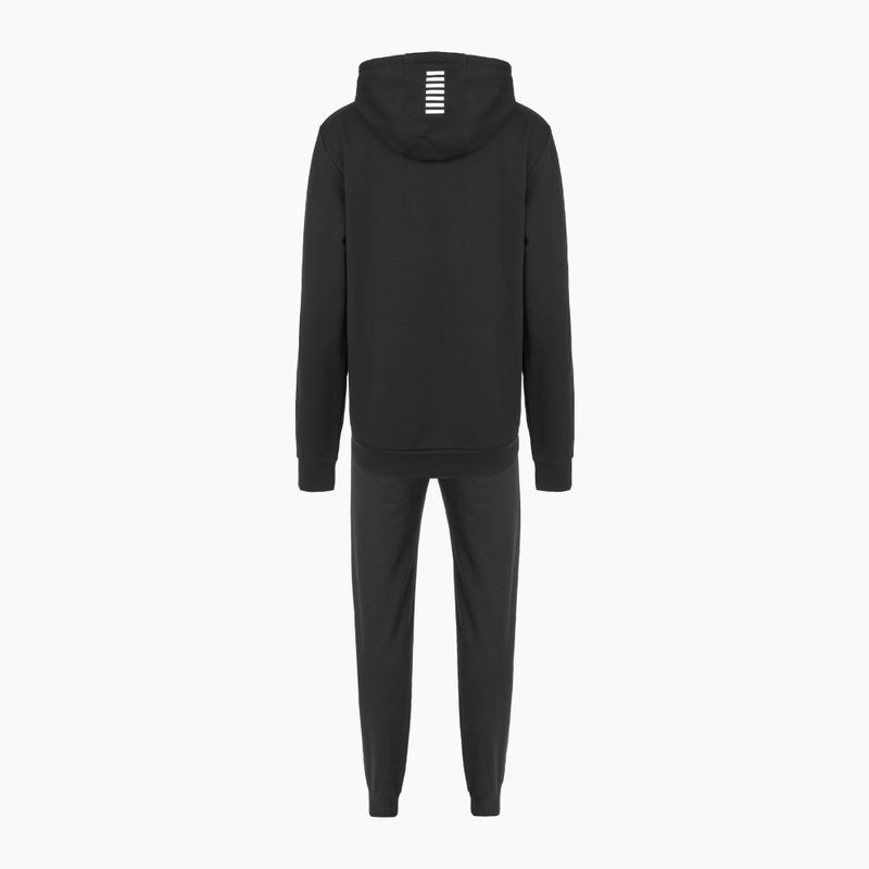 Férfi EA7 Emporio Armani Train Core Identity tréningruha FZ fekete 2
