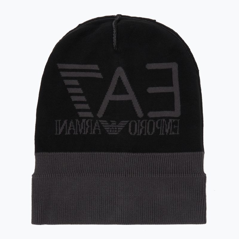 EA7 Emporio Armani Mountain Visibility Beanie armani kék / aszfalt téli sapka 4
