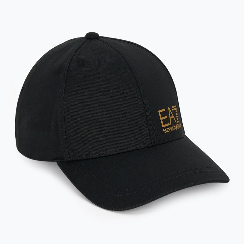 EA7 Emporio Armani TrainCore IdentityLogo baseball sapka fekete / arany