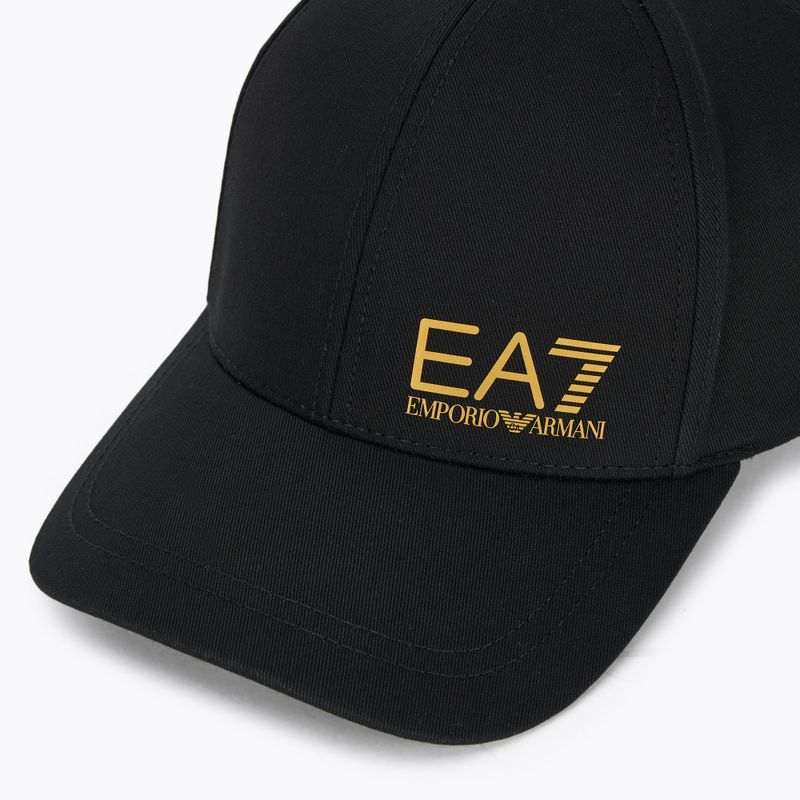 EA7 Emporio Armani TrainCore IdentityLogo baseball sapka fekete / arany 3