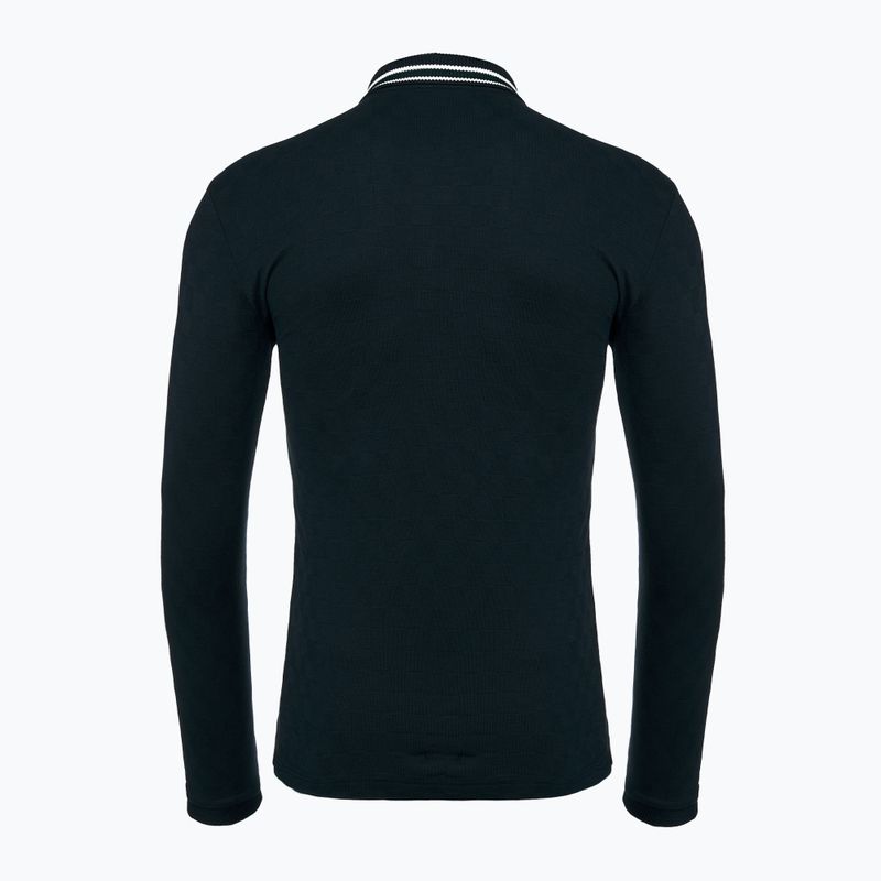 Férfi hosszú ujjú EA7 Emporio Armani Golf Pro Polo Polo Check armani kék 2