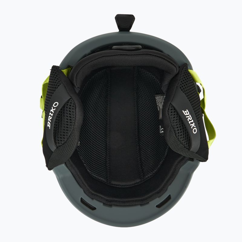 Sísisak Briko Aran matt shark gray/light gray/electric lime 5