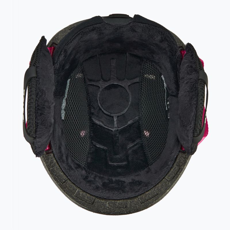 Gyerek sísisak Briko Makalu Jr shiny pink/white 5