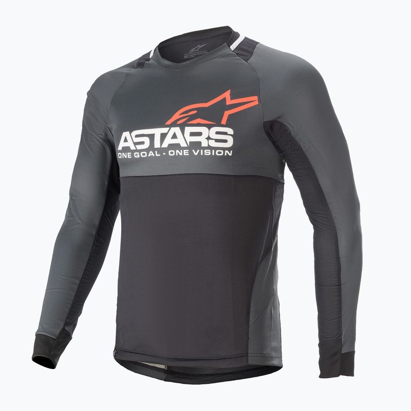 Férfi Alpinestars Drop 8.0 LS Jersey kerékpáros mez fekete 1766921/1793