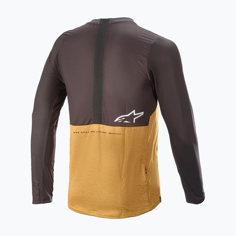 Alpinestars férfi kerékpáros mez Alps 6.0 V2 LS mez sárga 1763821/4010 2