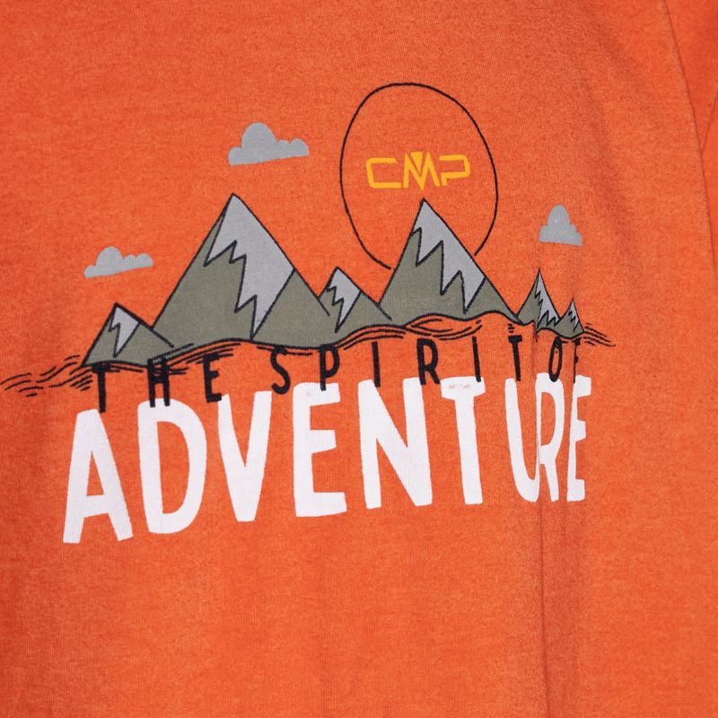CMP Gyermek trekking póló narancssárga 39T7544 3