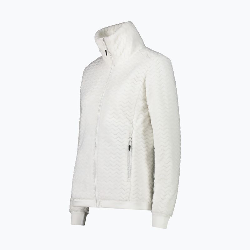 Női CMP fleece pulóver fehér 32P1956/A143 7